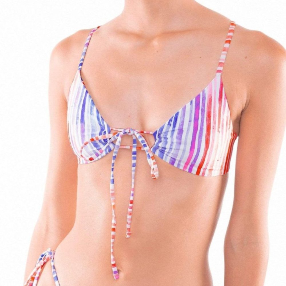 ONEONE SWIM Maggie Top in Canvas